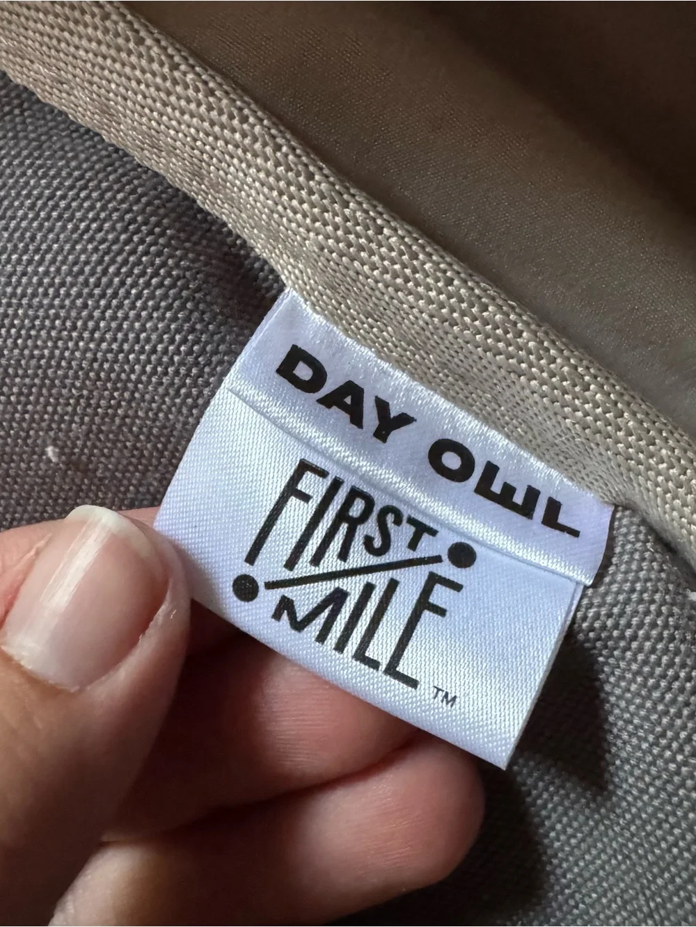 Day Owl Backpack Pro Dusk Grey First Mile Canvas Bag Minimalist Sustainable City